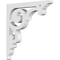 Ekena Millwork Hurley Architectural Grade PVC Bracket, 5/8"W X 6"D X 6"H BKTP01X06X06HU - alternate 1